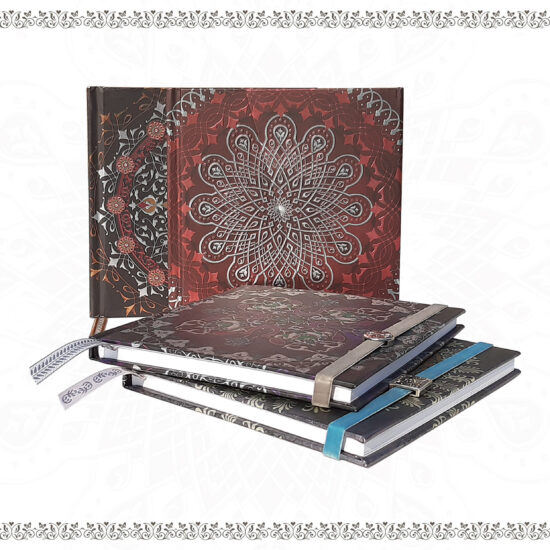 Mandalas Ethnic Embossed Notebook/ Diary 0004-02 - Image 3