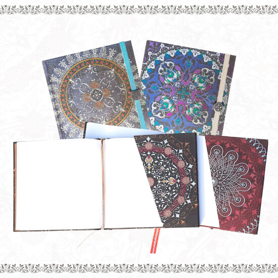 Mandalas Ethnic Embossed Notebook/ Diary 0004-02 - Image 2
