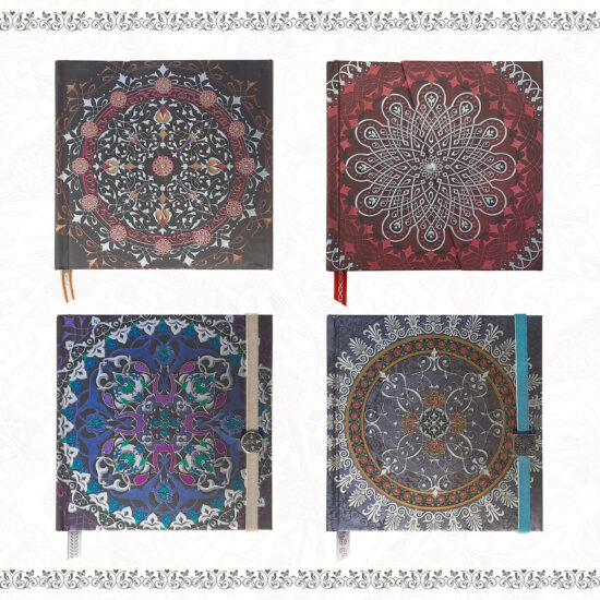 Mandalas Ethnic Embossed Notebook/ Diary 0004-02 - Image 4