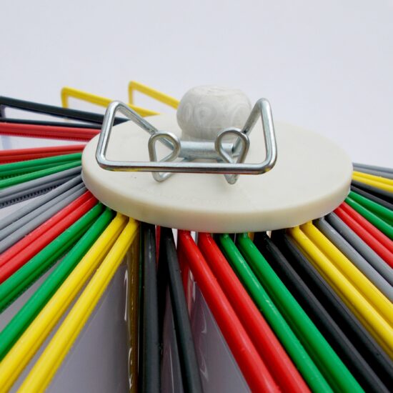 Infomate 360° revolving brochure / document paper display holder stand (Multicolored) - Image 6