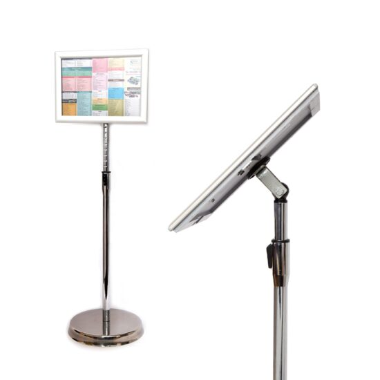 Multipurpose Telescopic Floor Poster Stand (with vertical and horizontal orientation) - Image 4