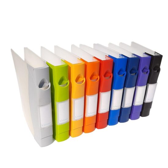 Moulded PP Box File - 50 mm, Pack of 4 - Image 4