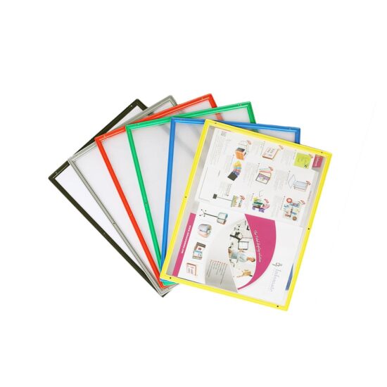 Magnetic Display Pocket File Folders - Magnetic Folders - A4 Size, Pack of 3 - Image 4