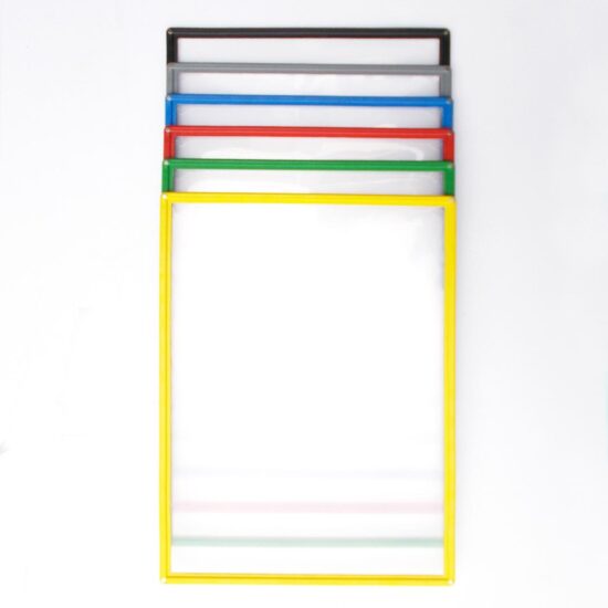 Magnetic Display Pocket File Folders - Magnetic Folders - A4 Size, Pack of 3 - Image 5