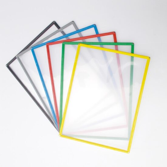Magnetic Display Pocket File Folders - Magnetic Folders - A4 Size, Pack of 3 - Image 3