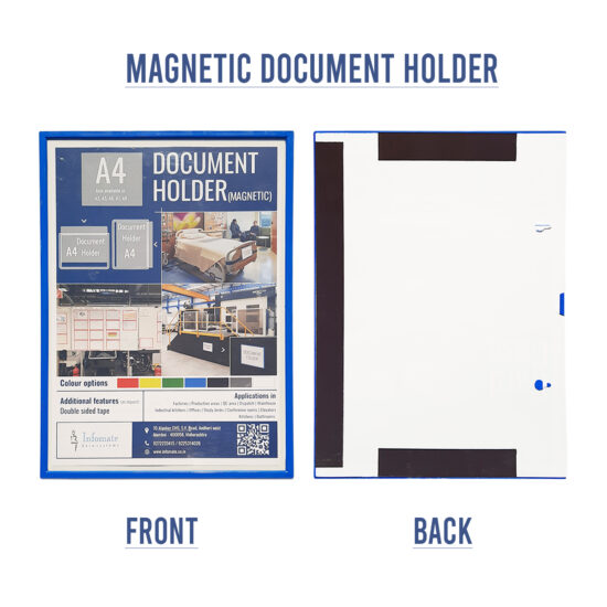 Magnetic Document Holder - A4 Size, Pack of 4 - Image 4