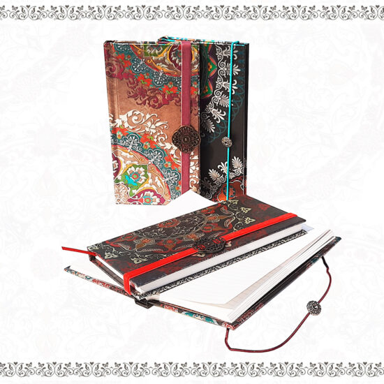 Oriente Ethnic Embossed Diary / Notebook 0002-04 - Image 2