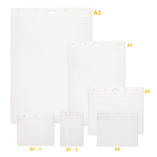 Transparent Document Protector With Zip-Lock -  ZIPPER - A3 Size, Pack of 5 - Image 7
