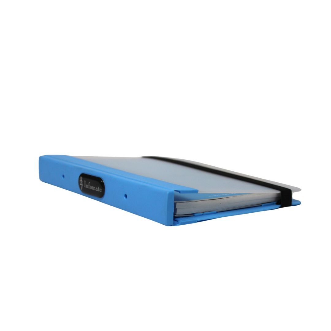 Infomate Stylish Plastic Moulded Premium A5 Diary/ Notebook with Blue Ball Pen - Image 7