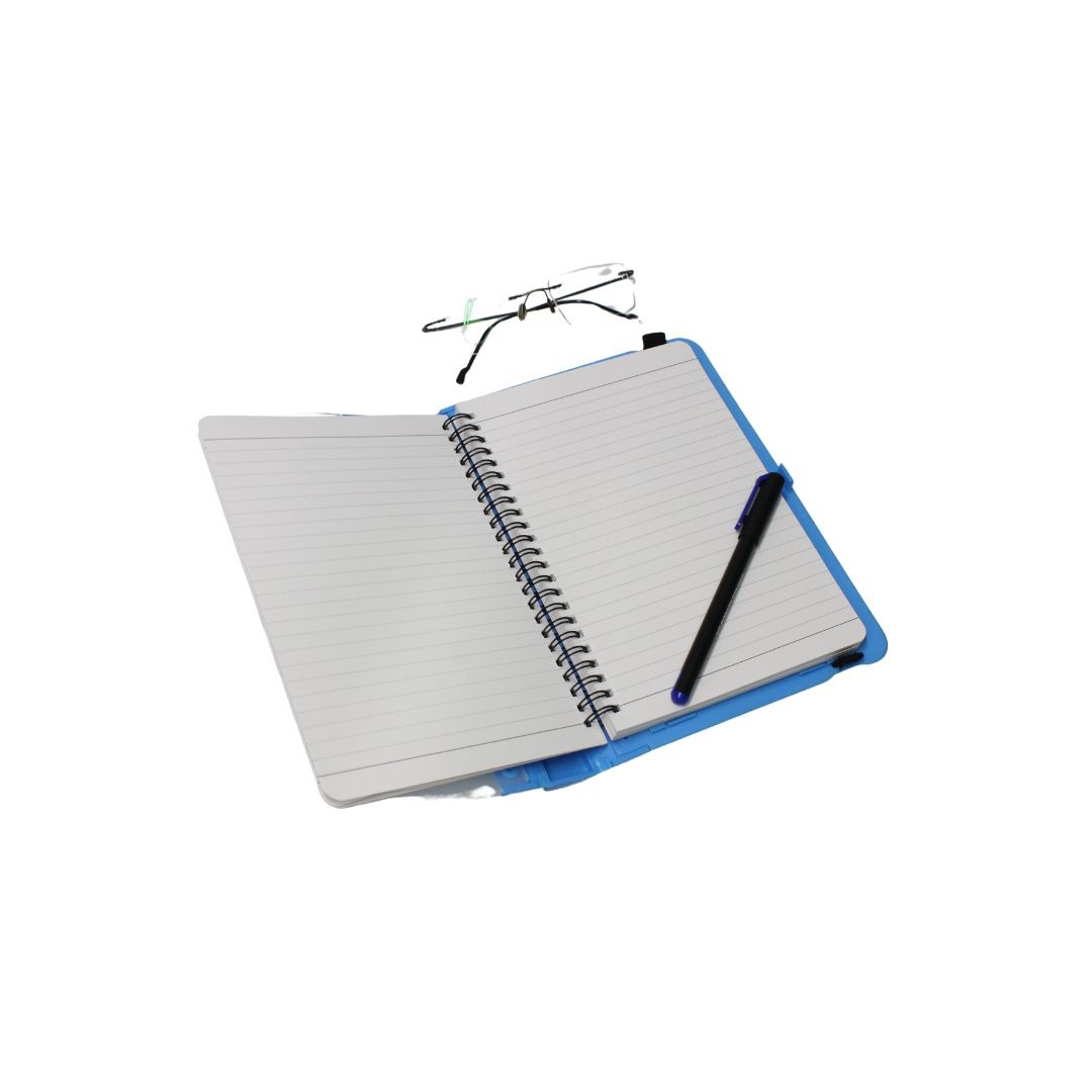 Infomate Stylish Plastic Moulded Premium A5 Diary/ Notebook with Blue Ball Pen - Image 9