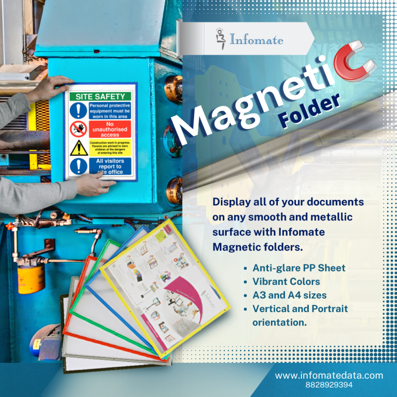 Magnetic folder post sept