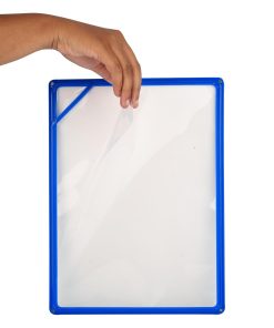 Alternative view of Infomate Magnetic Display Folder – A4 with Quick Insertion, Pack of 6, Mixed Colors