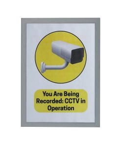 Alternative view of 'Two Way Viewing - Peel and Stick' A4 Document/Signage Holder for Glass Surface, Pack of 3
